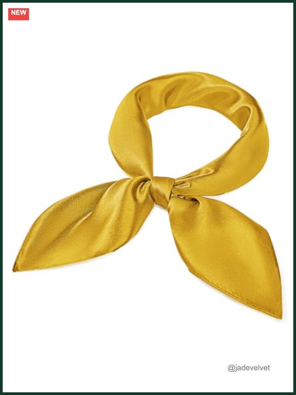 Satin Square Scarf Silk Like Polyester Bandana Hair Neck Wrap